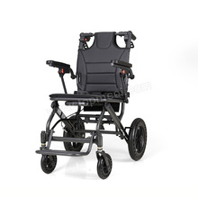 出口老年人残疾人代步手推轻便碳纤维表面处理可折叠手动旅行轮椅