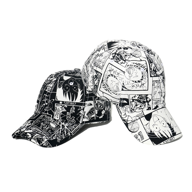 Japanese and Korean Anime Peripheral One Piece Adult Baseball Cap Men's and Women's Outdoor Leisure Sports Peaked Cap in Stock Supply