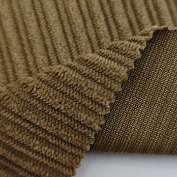 超纤绒高弹8坑子母条灯芯绒 涤锦灯芯绒条绒面料裤子衬衫沙发布料