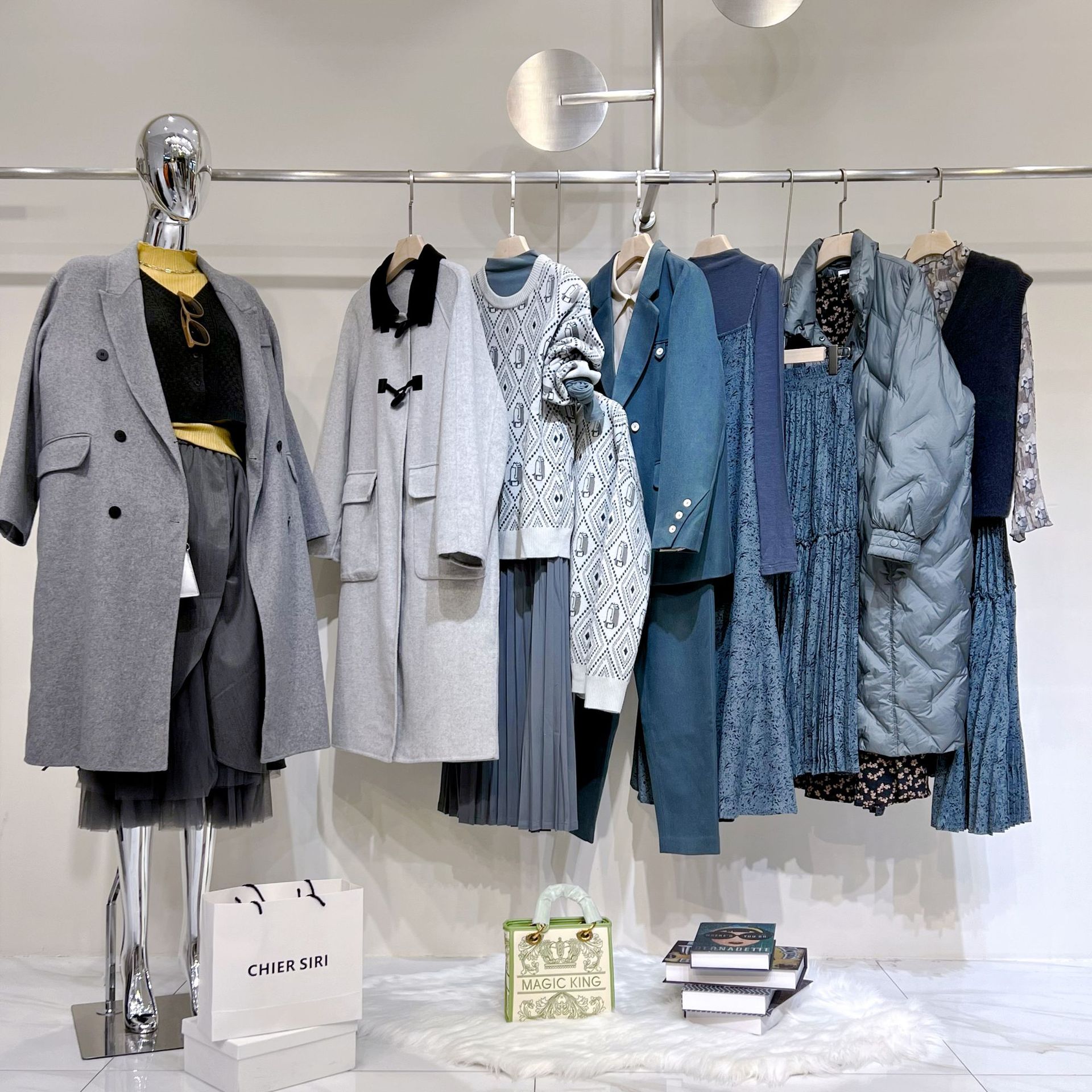 女装清货剪标毛昵大衣品牌尾货服装批发撤柜女装一手货源摆摊衣服