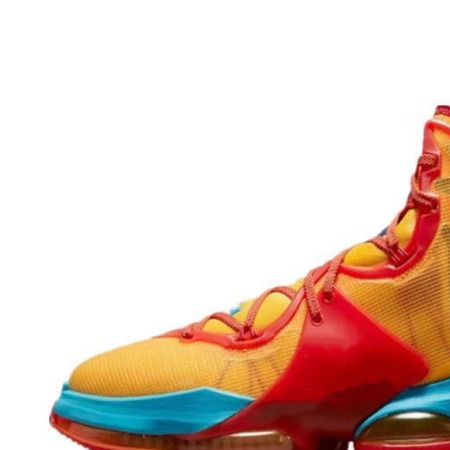 高品质詹姆斯19代篮球鞋黑红高帮全掌气垫缓震实战耐磨室内运动男