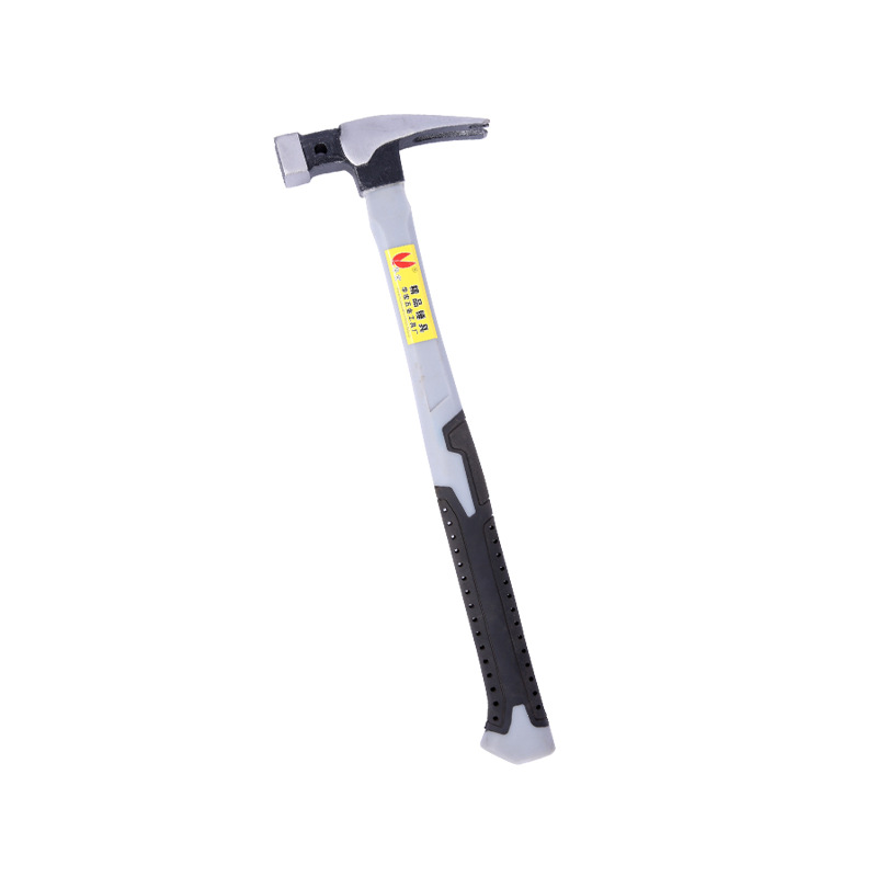 Long Handle Nail Hammer Plastic Handle Nail Hammer Multi-Function Drop-Resistant Shockproof Hardware Portable Hand Tool