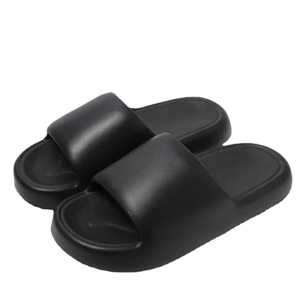 Korean Style Platform Slippers Women's New Couples Sandals Home Indoor Bathroom Bath Soft Bottom Outdoor Men's Flip-Flops