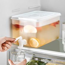 冷水壶带龙头冰箱凉水壶夏家用柠檬水冷泡瓶冰水壶大容量水果茶壶