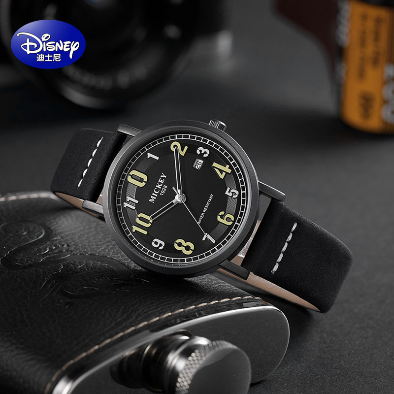 迪士尼手表男中学生初高中生青少年学生潮流机械表指针款男12051