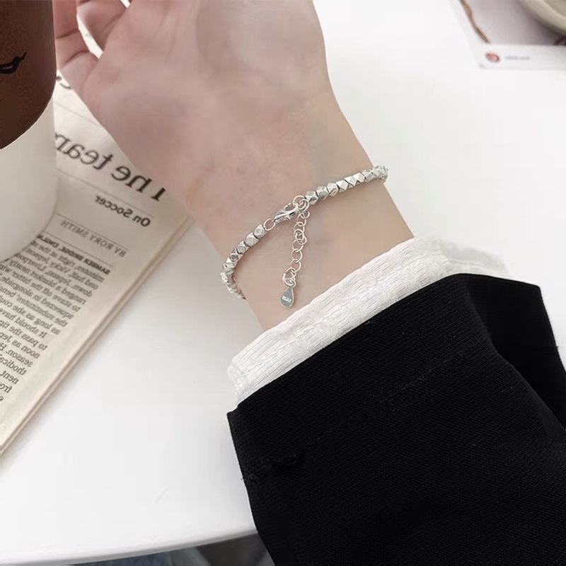 Korean Dongdaemun Geometric Necklace Bracelet Minimalist Design Personal Influencer Clavicle Chain Graceful and Fashionable Necklace Women