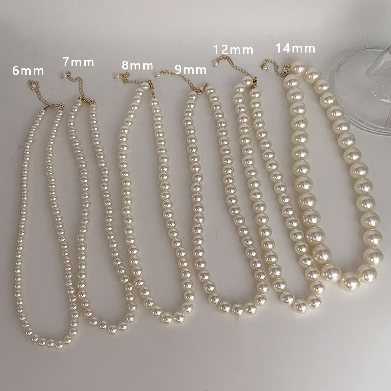 French Vintage Pearl Necklace for Women Light Luxury Minority Design Sense Advanced Clavicle Chain 2023 New Popular Necklace