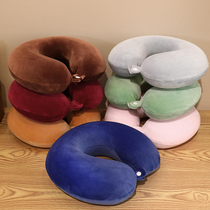 一件代发型枕头卡通靠枕护颈椎护脖子开车飞机旅行午睡羽绒棉学生-询