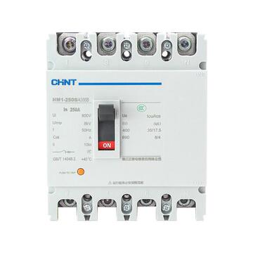 正泰电器 塑壳配电保护断路器 nm1-250s/4300b 200a  g