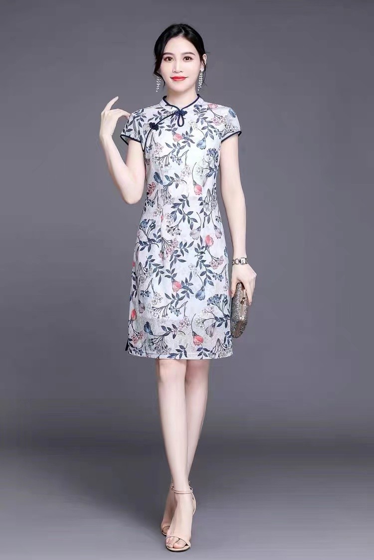 新款淑女文雅旗袍10009a