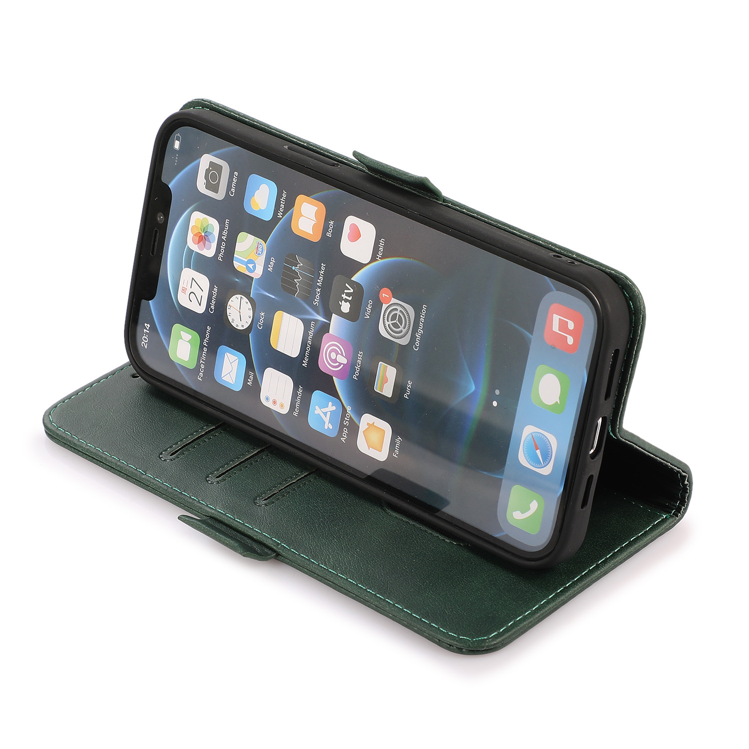 适用vivo x60手机壳s6双扣插卡皮套y51 2020多功能翻盖支架保护套