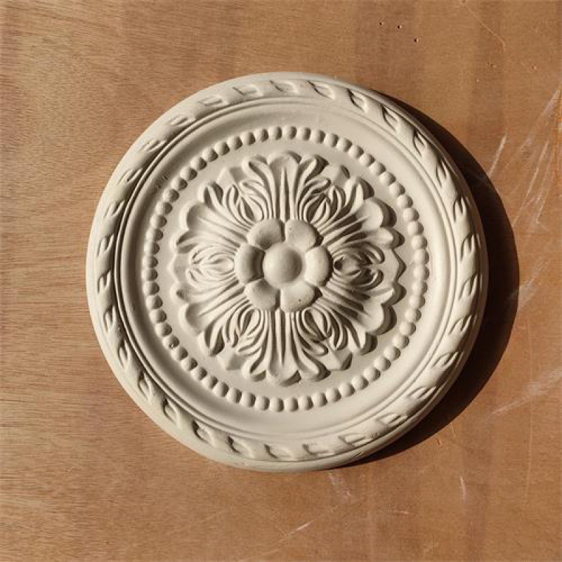 石膏灯盘石膏花饰灯盘圆盘圆花装饰品装修欧式新款大小