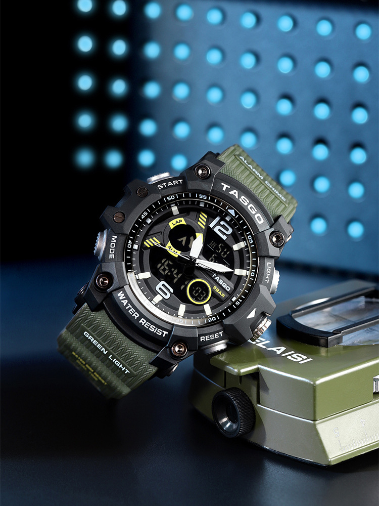 tasgo特斯高品牌t121夜光防水青少年原宿电子手表厂家直销