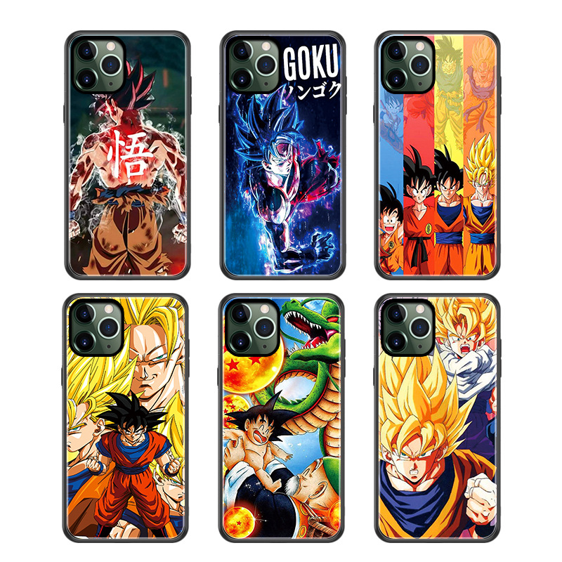 适用龙珠三星s22/20fe/s10/s9plus/note20/a71孙悟空玻璃手机壳