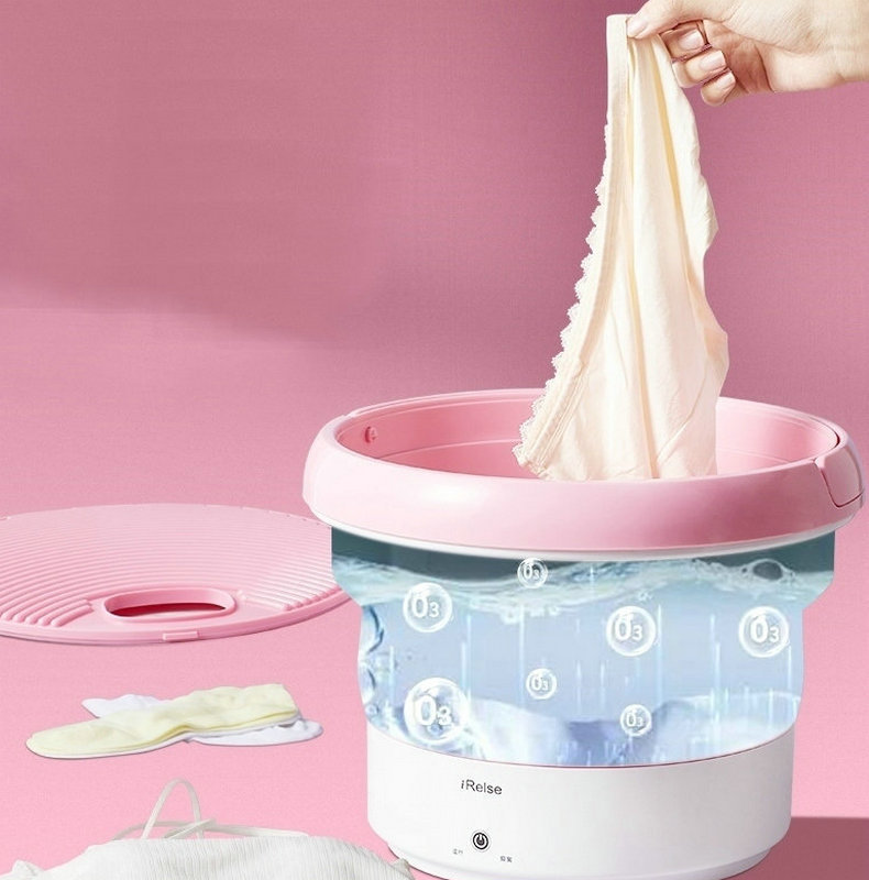 小型折叠洗衣机 便携手提式婴儿用品洗衣机 内衣裤袜子自动清洗机