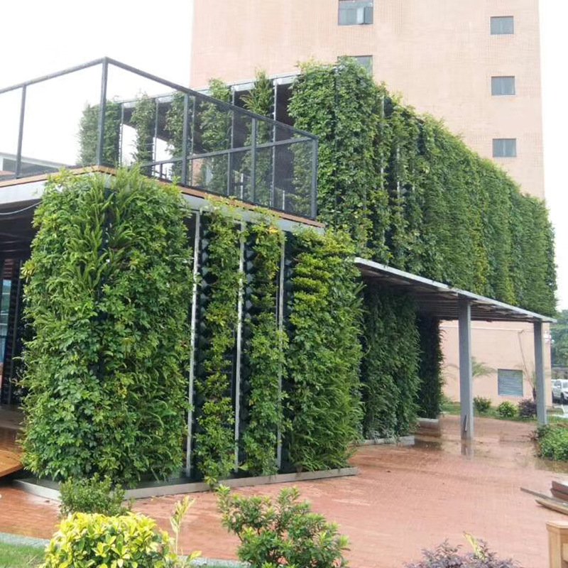 绿植墙顶楼阳台装饰壁挂绿萝挂式垂直立体绿化植物墙种植盆