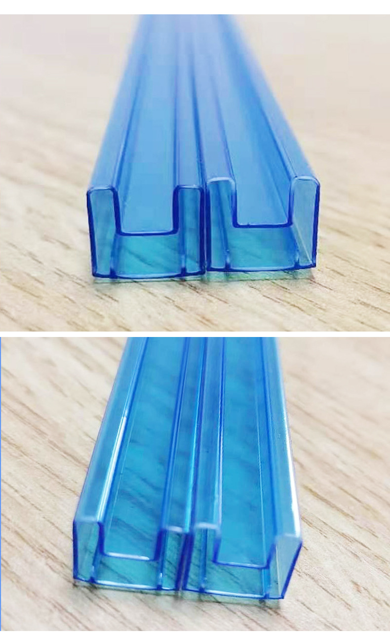 异型ic管 pvc异性硬质塑料管材 电子元器件tube包装管 来图定 制