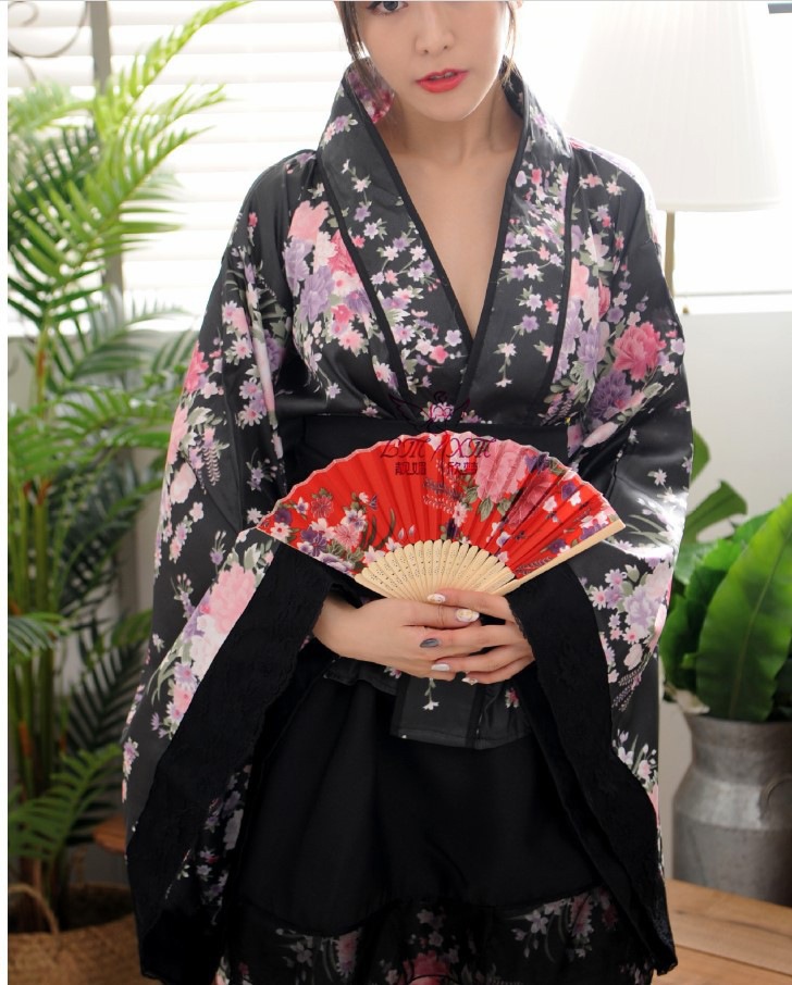 cospaly服装女重樱和服女仆装 极乐净土宅舞衣服洛丽塔洋装长浴袍
