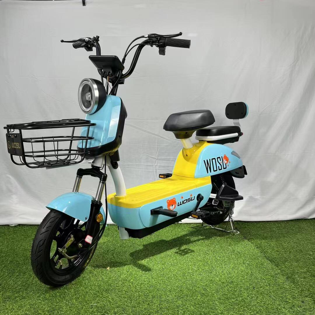 工厂批发国标成人电动自行车两轮电瓶车轻便二轮电动车代步车14寸