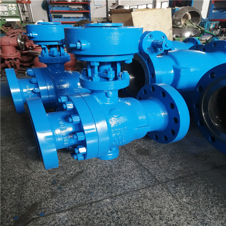 煤气 液化气 燃气高压固定球球阀 q347f-40c 铸钢软密封高压球阀