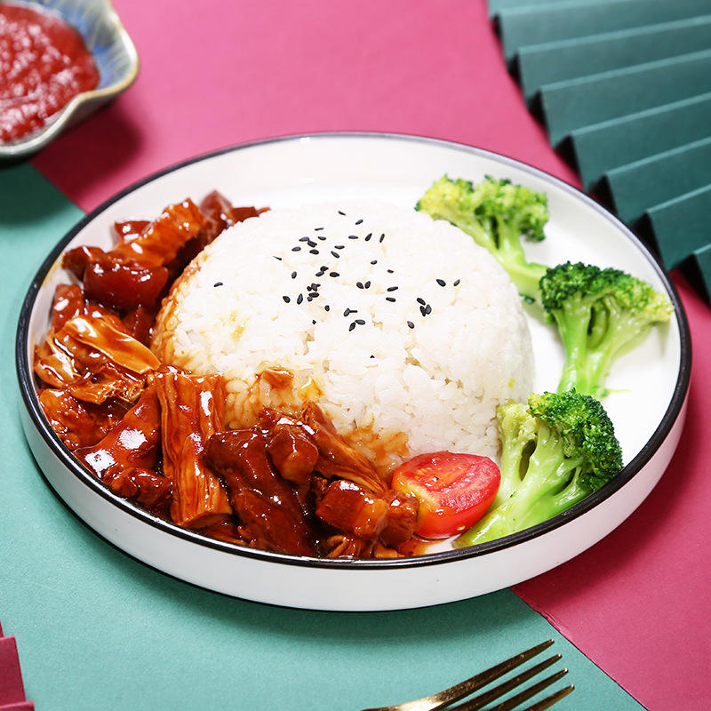 腐竹红烧肉料理包180g快餐外卖盖饭速食包商用冷冻调理包菜肴包