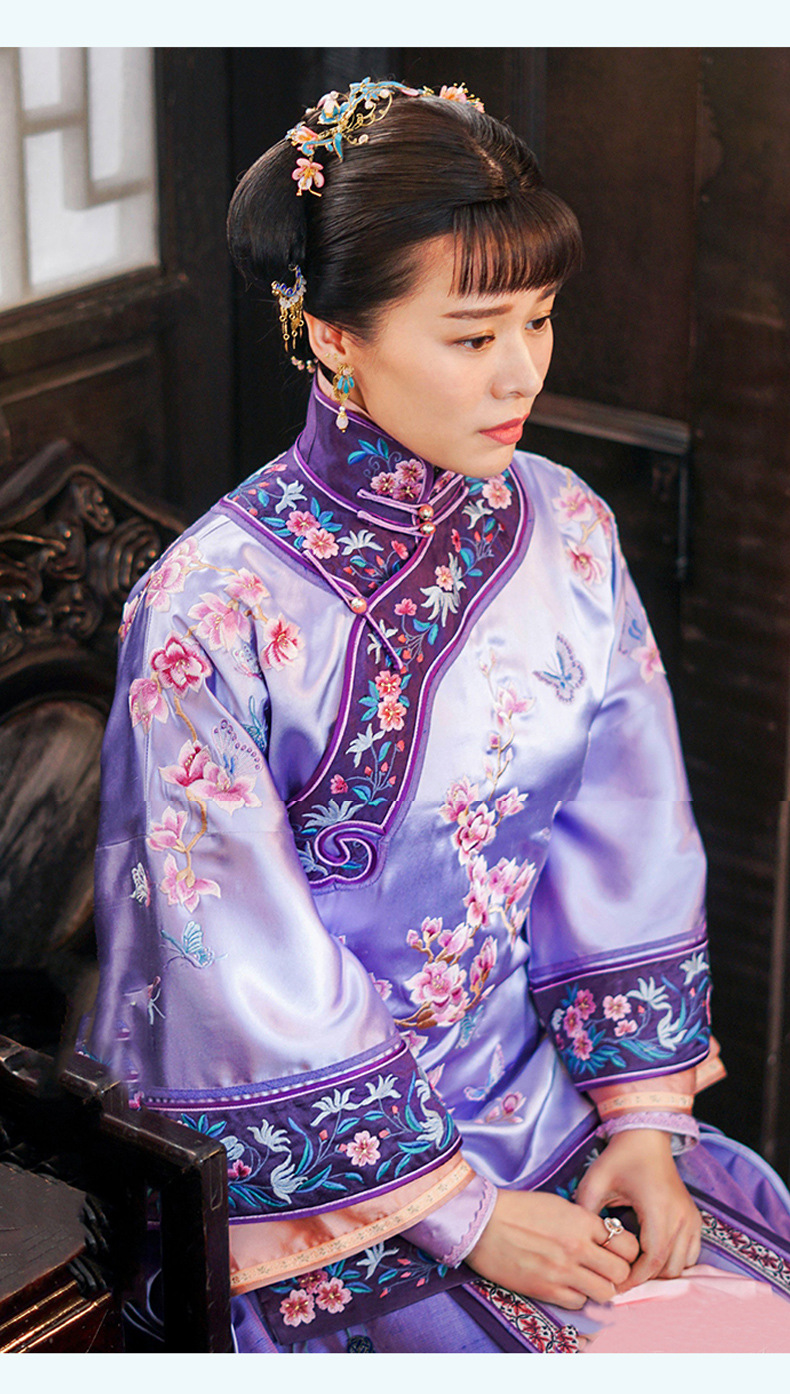 那年花开月正圆孙俪同款民国秀禾服古装女装晚清少奶奶服旗服装