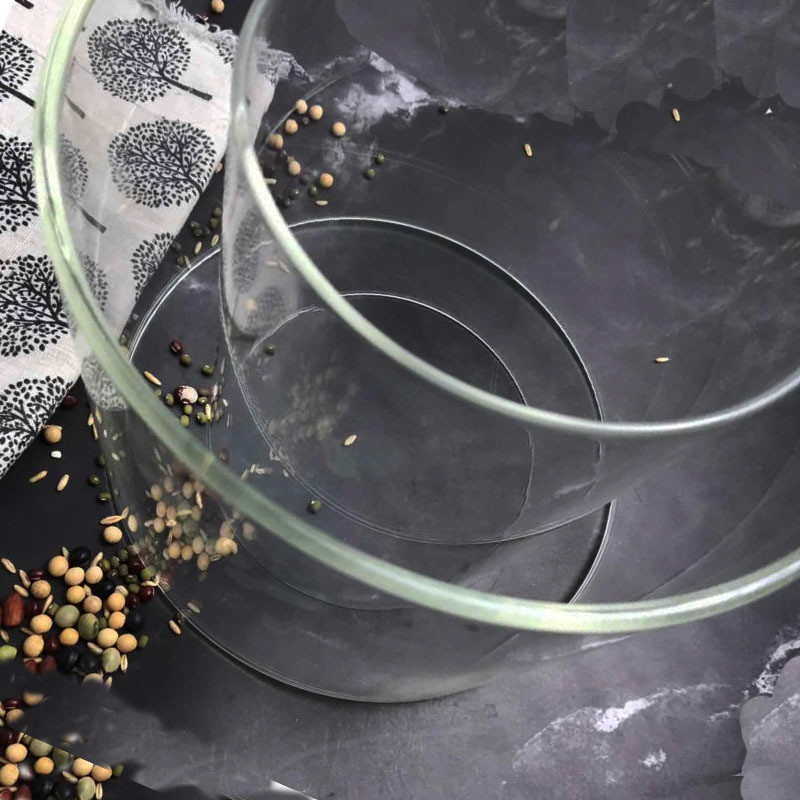 蜡烛玻璃电子灯罩无底防风罩两通玻璃筒蜡烛灯罩玻璃管烛台玻璃