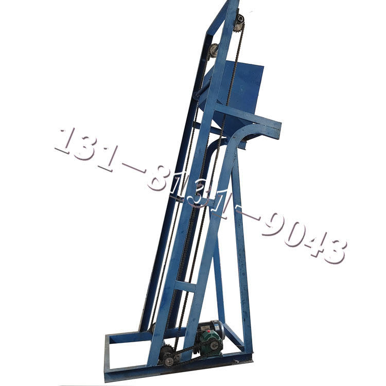 博睿自动翻斗式提料机 食盐颗粒单斗提升机 6米高单斗提升机