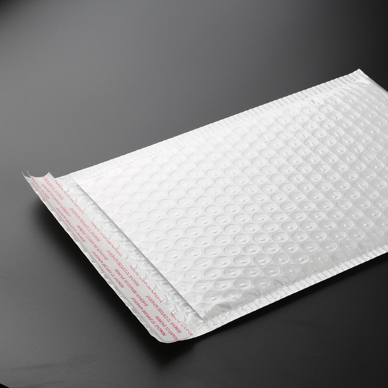 自封袋大量批发白色珠光膜气泡袋加厚防震防摔快递袋泡沫袋汽泡信