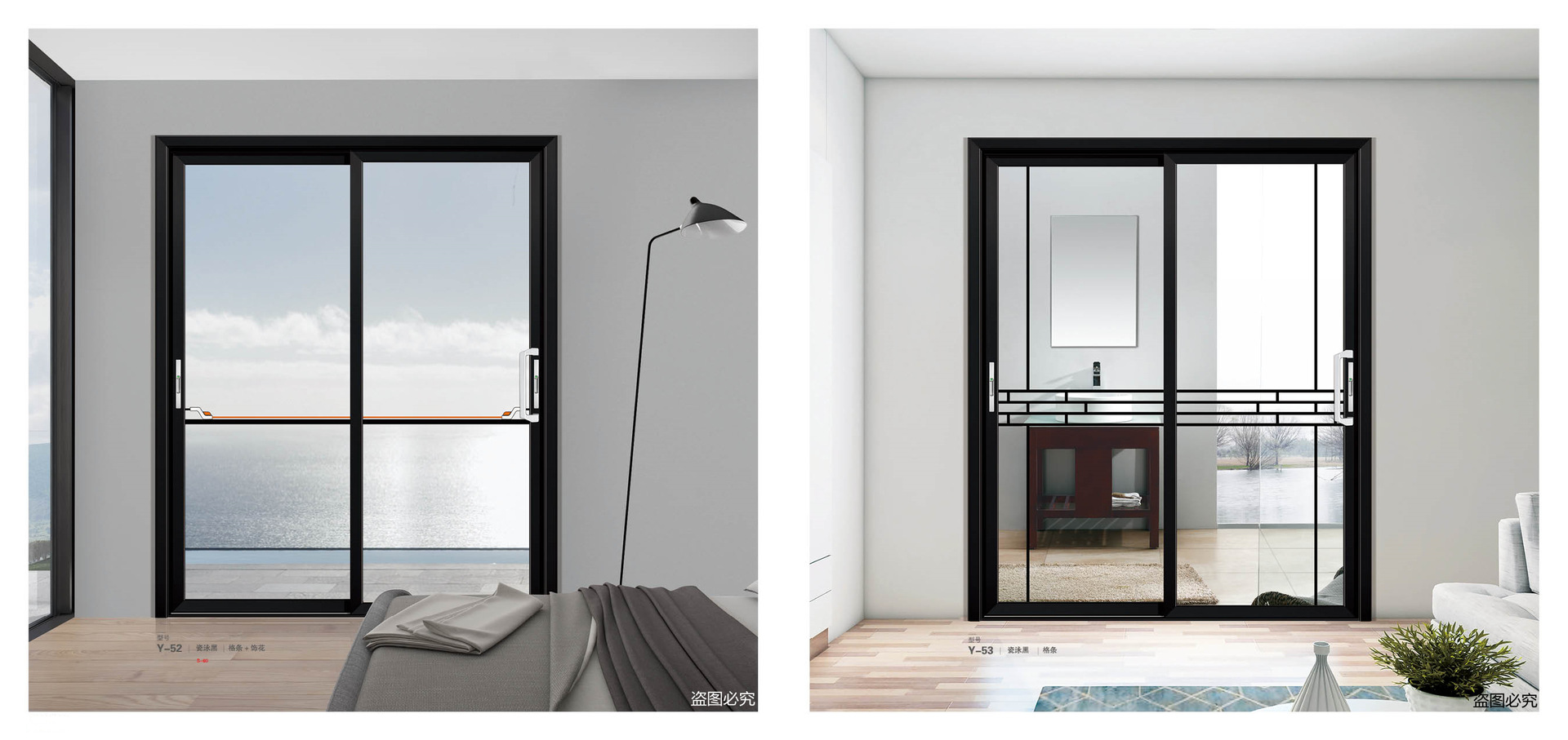 厂家直供钛镁铝合金窄边推拉门移门趟门厨房门阳台门现代简约轻奢