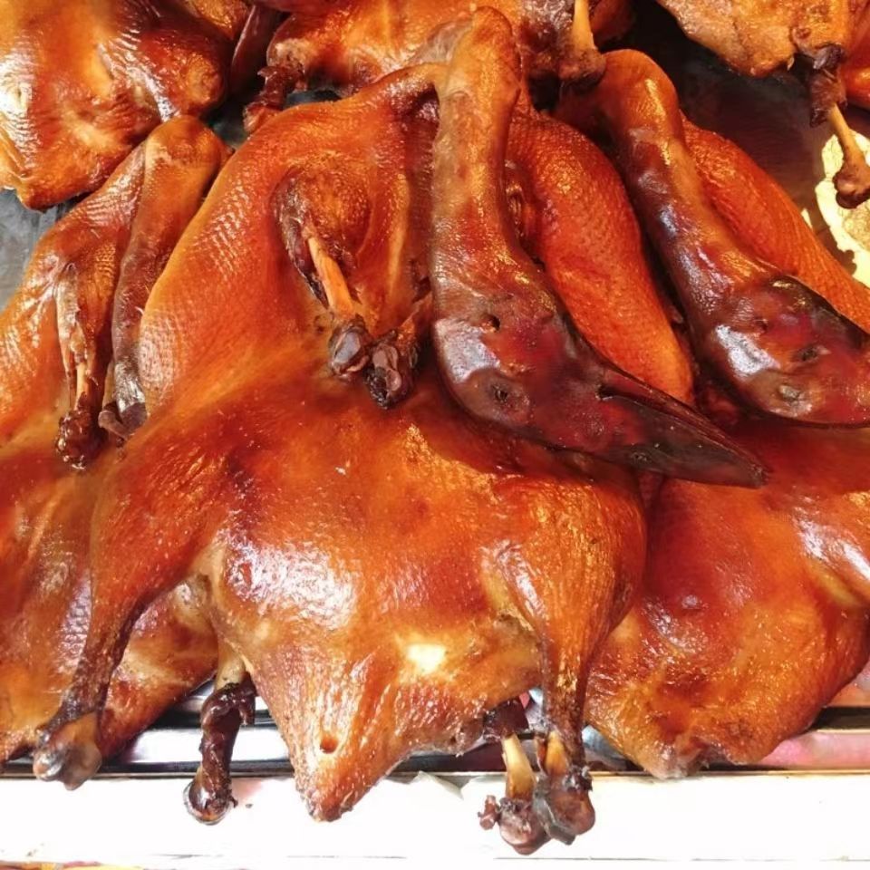 正宗彭州九尺板鸭四川特产成都特色美食即食卤板鸭抖音同款酱板鸭