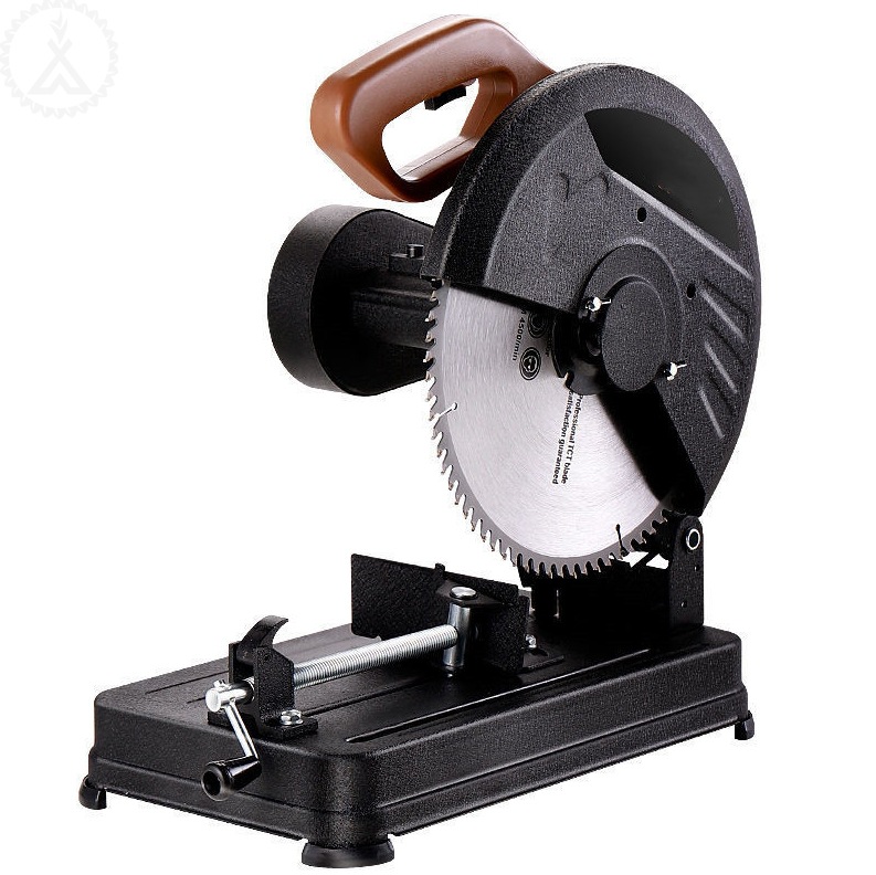 割机工业级大功率木材小型钢材机斜切锯铝型材高精准电锯便携