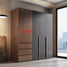 YL衣柜家用卧室家具现代简约大容量组装多层柜子极简收纳组合大衣
