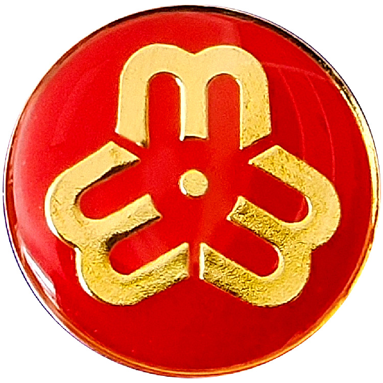 妇女联合会胸针巾帼文明岗徽章金属胸章妇联标志活动会议礼品胸花