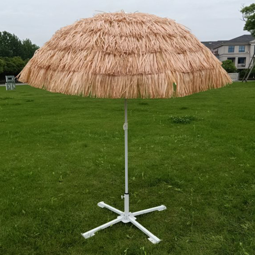 8米波西米亚户外稻草伞人造仿稻草茅草庭院民宿休闲遮阳伞