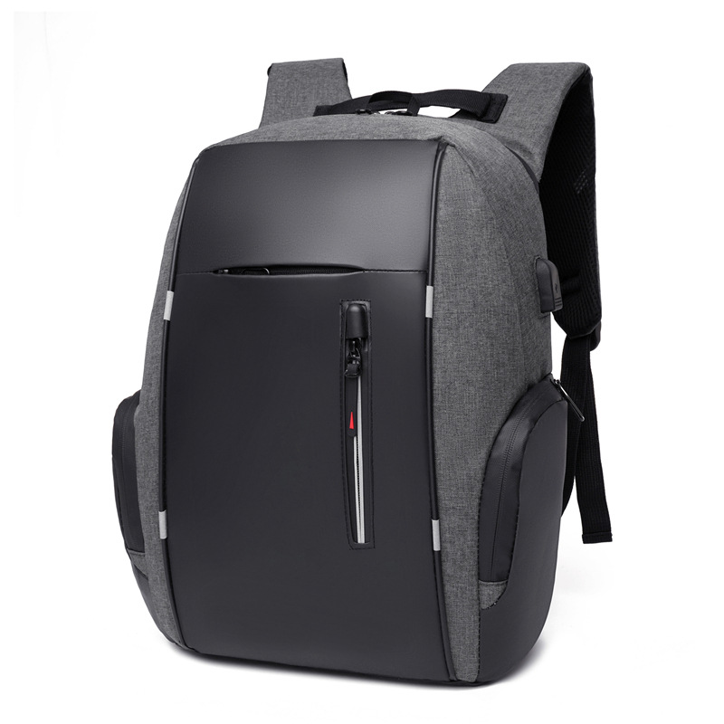 Men's Computer Backpack Business Casual Computer Bag Water-Repellent Short-Distance Travel Bag