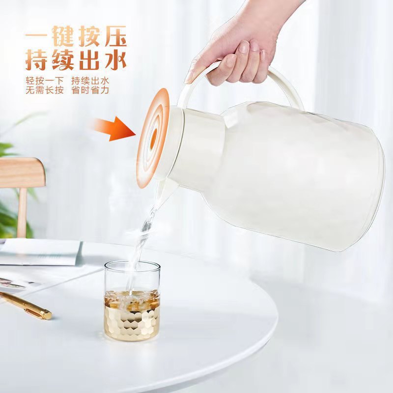 Ws Factory Direct Supply Plastic Thermal Water Bottle Household Tea House Thermos Glass Liner Vacuum Kettle
