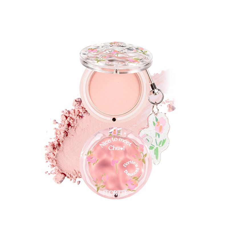 Flortte FLORTTE First Kiss Blush Lasting Delicate Sun Red Flower Falling Leah Natural Three-Dimensional Flower Falling Leah