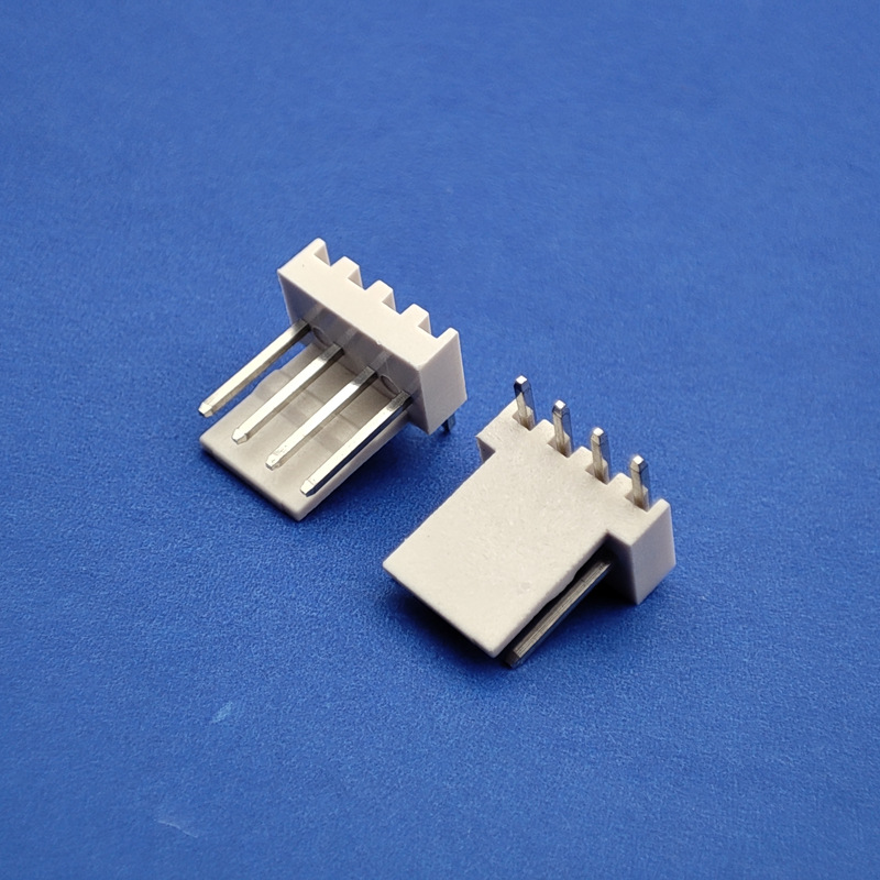 供应2.54mm间距弯插白色米色连接器2510针座系列插针接插件连接器