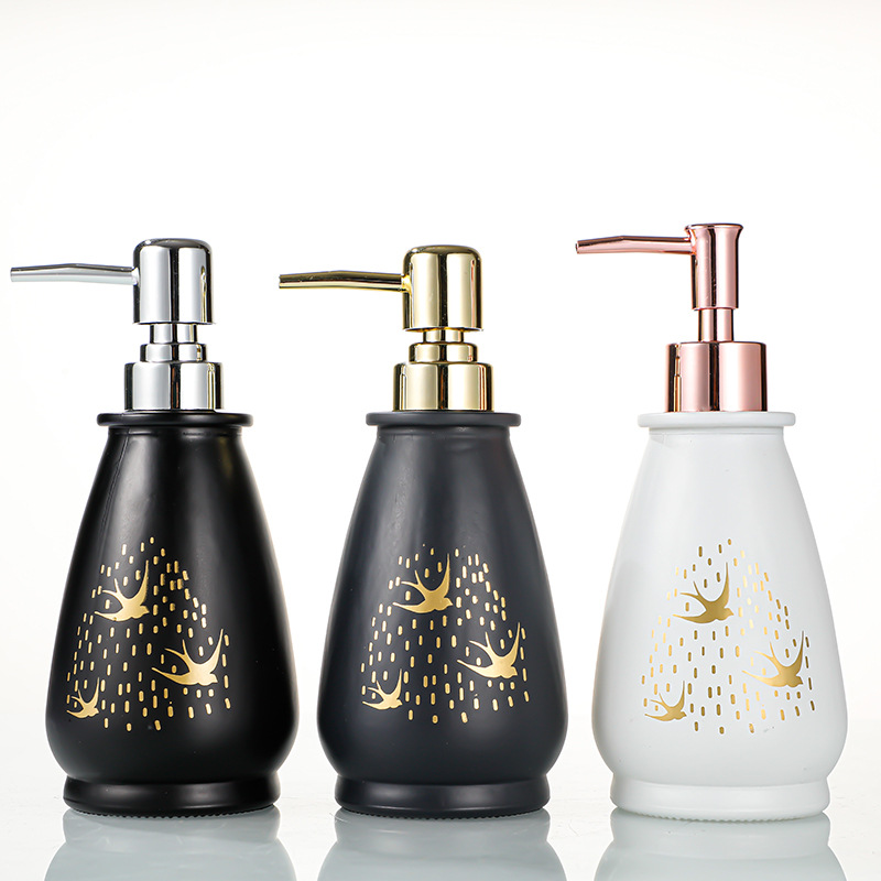 imitation porcelain cosmetic empty bottle shampoo shower gel lotion bottle press type hand sanitizer travel bottle laundry detergent bottle