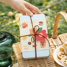 圣诞节曲奇饼干铁盒包装磅蛋糕盒子雪花酥糖果袋点心甜品罐袋烘焙