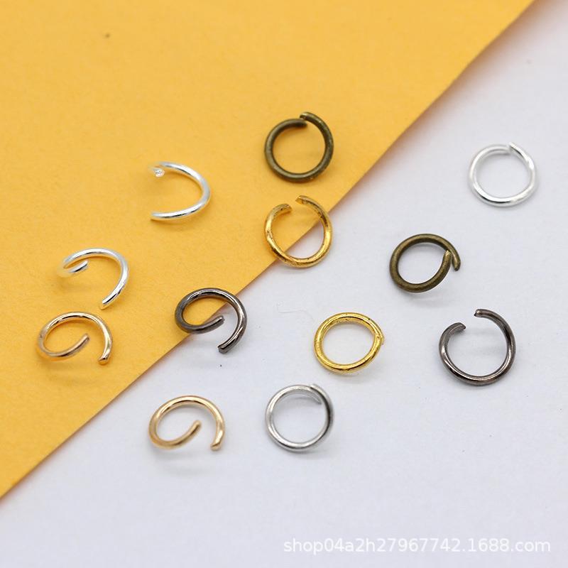 DIY Accessories Opening Hoop Handmade Connection Ring Closed Ring Gold/Silver/White K/Gun Black Bronze