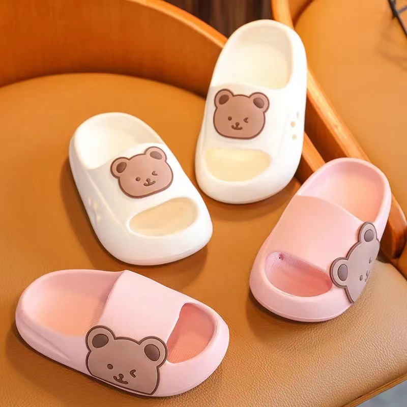 Summer Home Indoor Non-Slip Soft Bottom Children's Slippers Outdoor Boys Cartoon Slippers Home Kids Girls Sandals