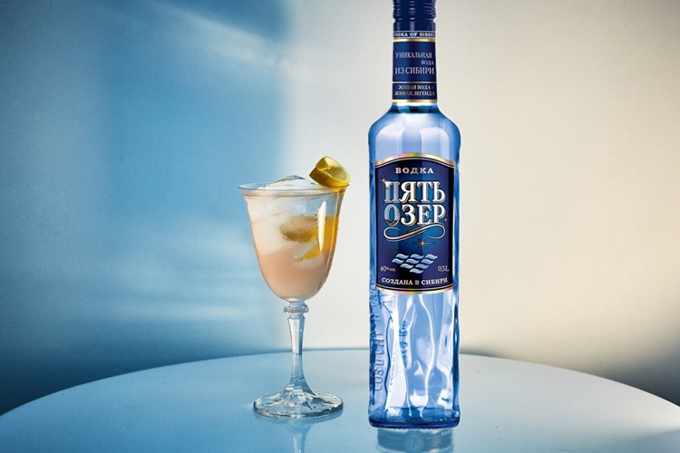 五湖伏特加 俄罗斯进口原装烈性白酒500ml洋酒酒吧鸡尾酒原味包邮
