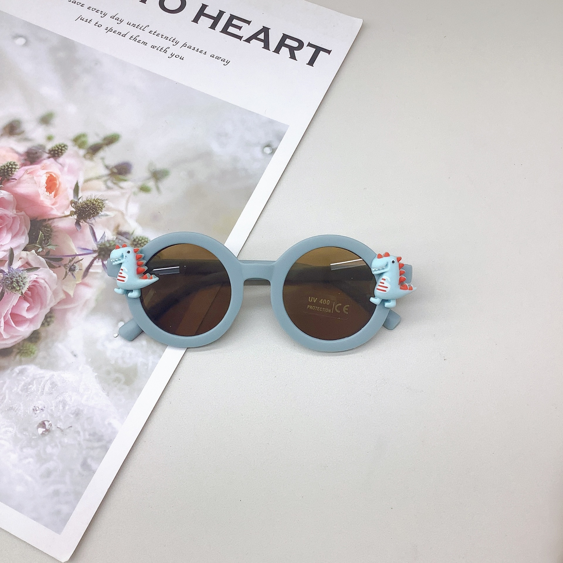 New Stylish round Kid's Eyewear Korean Style Little Bear Accessories Baby Cute Sun-Proof Sunglasses Sunglasses