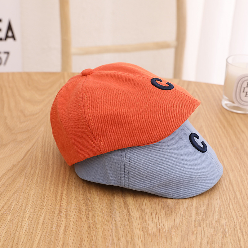 宝宝帽子春秋款儿童冬季英伦可爱超萌鸭嘴帽男童女童遮阳贝雷帽潮