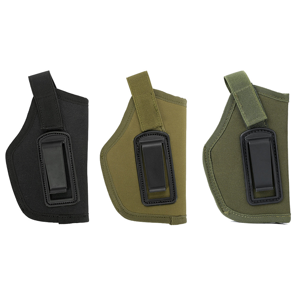 户外战术iwb隐藏枪套尼龙枪模型套战术隐形套大小左右通腰背枪套