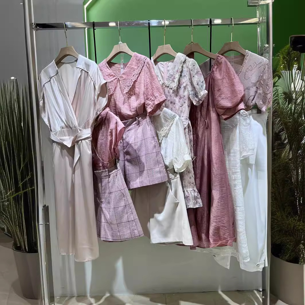 郁香菲品牌女装夏装连衣裙尾货批发直播货源撤柜品牌折扣女装衣服