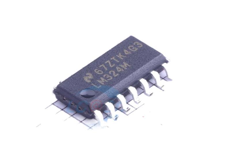 lm324m lm324mx 四路运算放器芯片 贴片sop-14脚