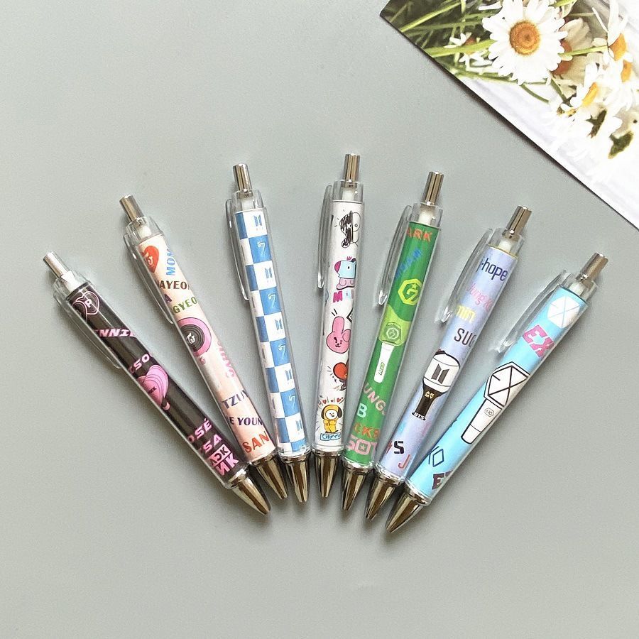 bts blackpink lisa got7 exo twice 圆珠笔周边同款自制书写工具